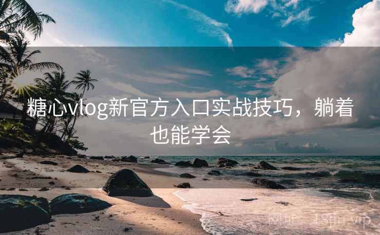 糖心vlog新官方入口实战技巧，躺着也能学会